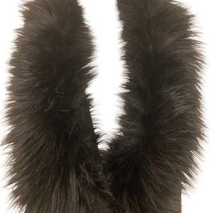 Black Faux Fur Vest